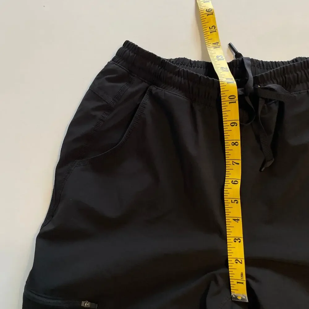 Eddie Bauer Flexion Polar Lined Pants Womens Size 8 Black Waterproof Gorpcore - Picture 11 of 12